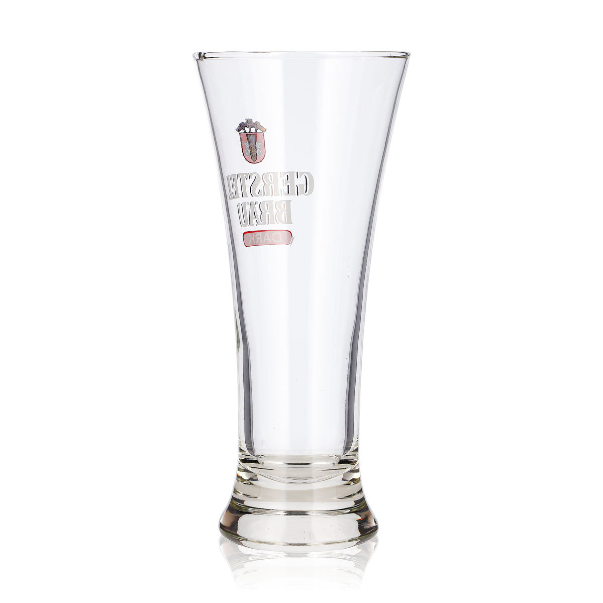 Gerstel Bräu Beer Glass 0.32 L Long Drink, Red Logo, Dark Durabor – View 3