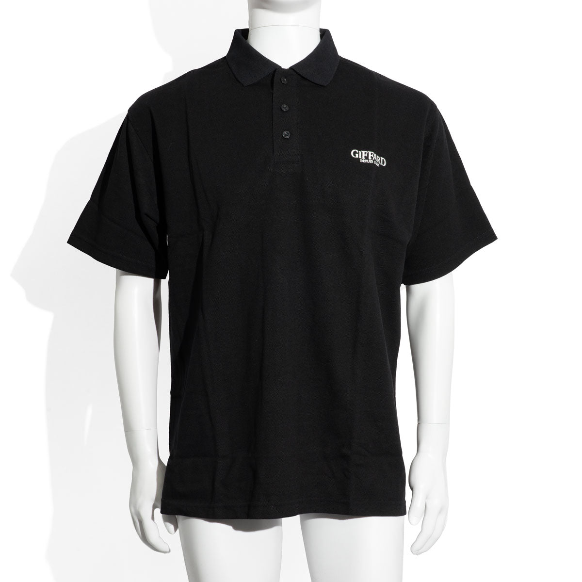 Giffard Liqueur Gin Polo Shirt Men's Black Version Size XL