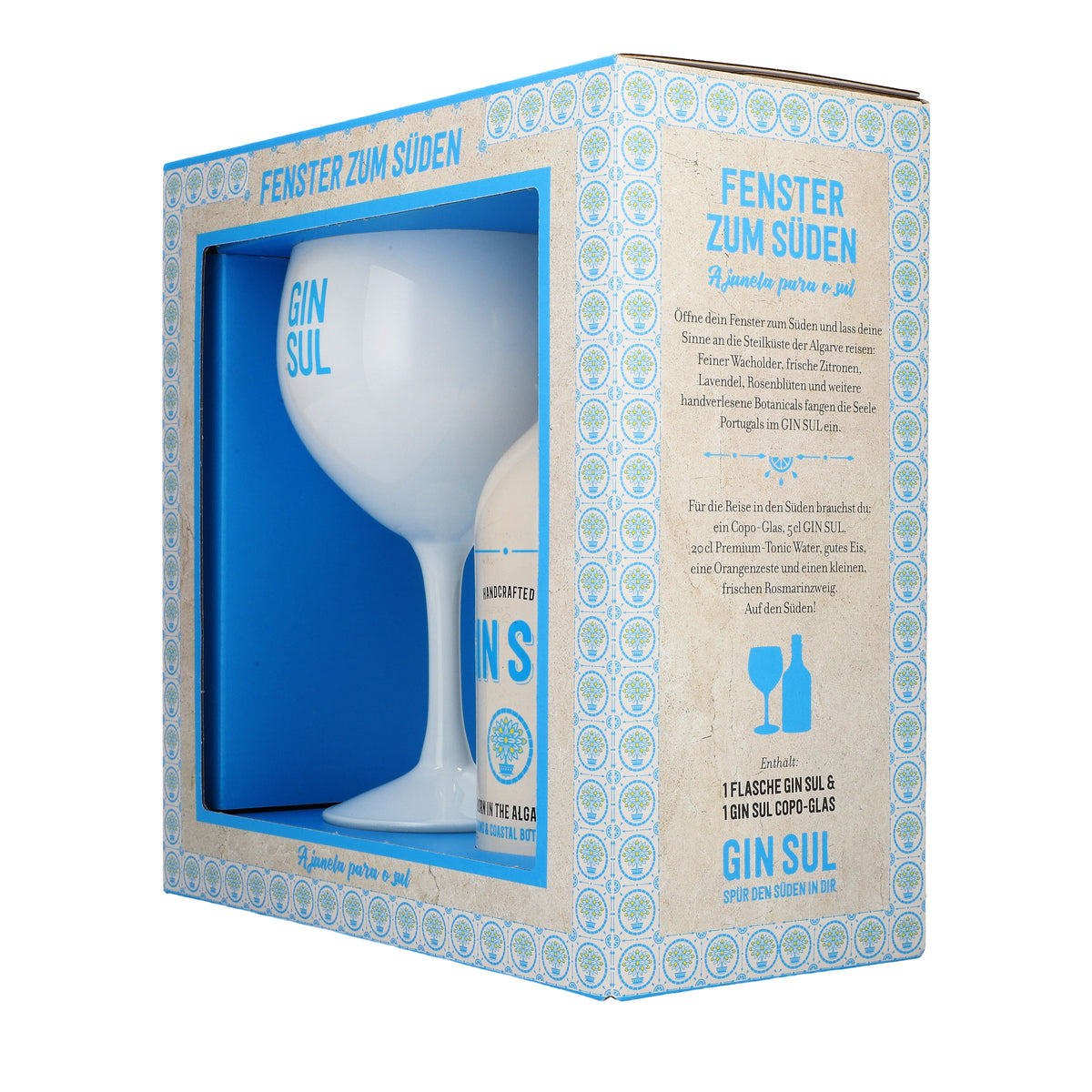 Gin Sul Gift Set "Window to the South" 0.5l 43% vol. + 1x 0.6l Copa glass – View 3