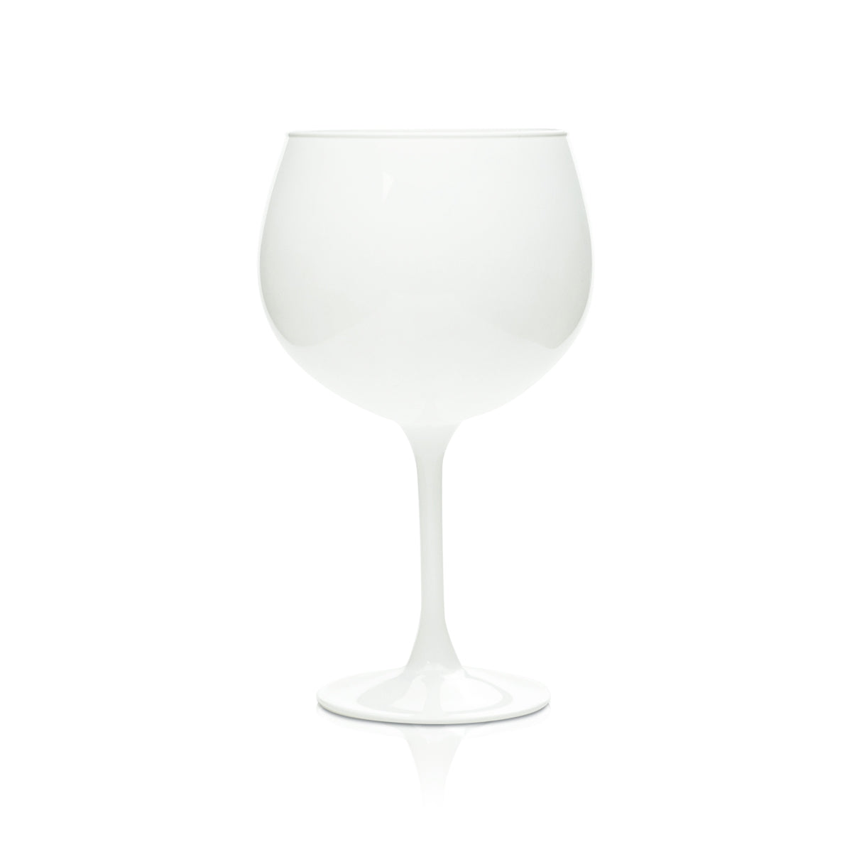 Gin in a 0.5-liter Ballon Copa White Lacquered Glass, Gin and Tonic on Ice – View 2