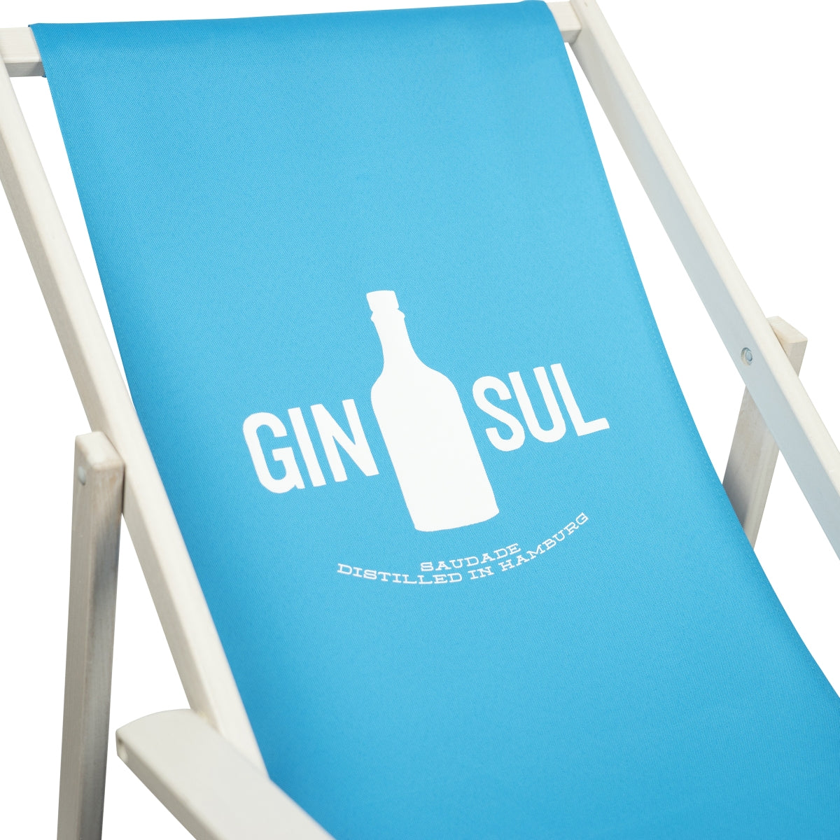Gin Sul Deck Chair Blue Beach Chair Beach Lounger Seat Stool Lounge Garden Bar – View 4