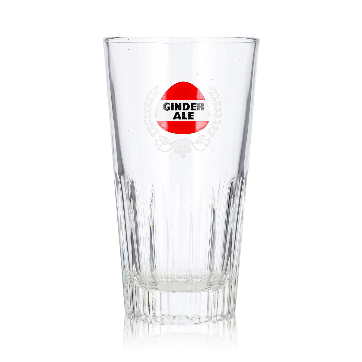 Ginder Ale Beer Glass, 0.31 L, Relief Design – View 2