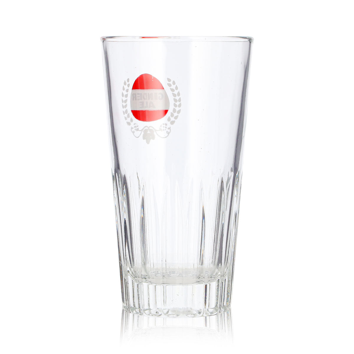 Ginder Ale Beer Glass, 0.31 L, Relief Design – View 4