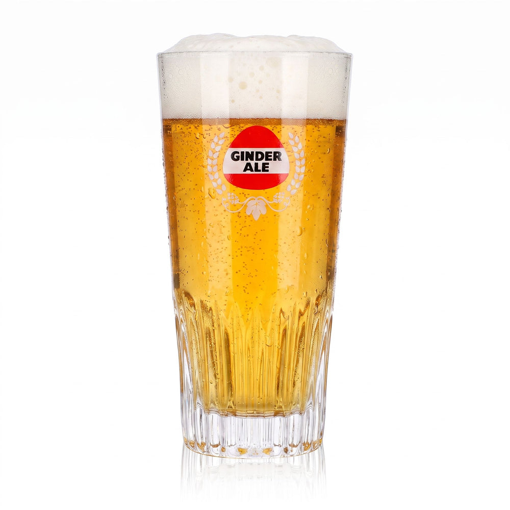 Ginder Ale Beer Glass, 0.43 L, Relief Design