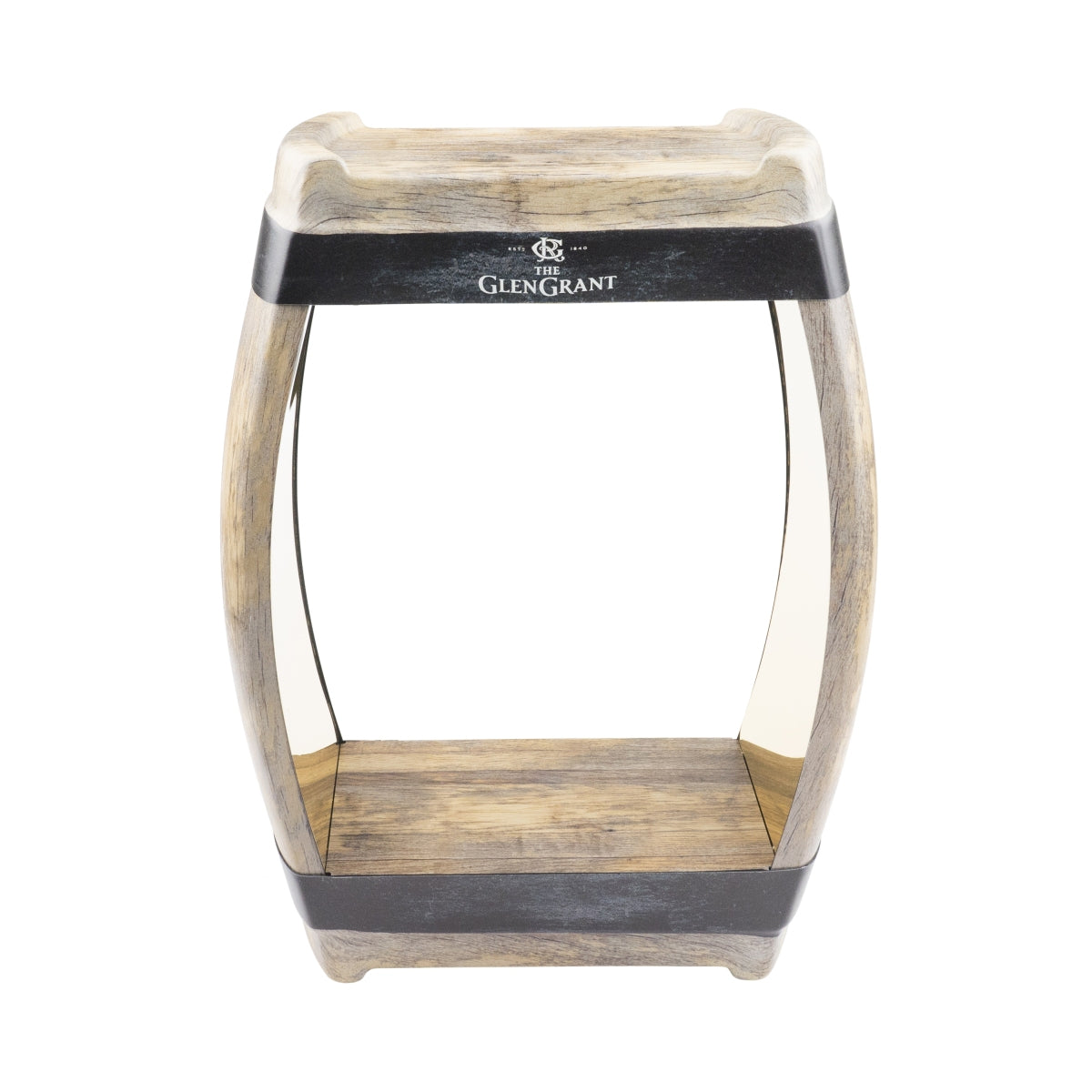 Glen Grant Glorifier Bottle Display Wooden Barrel Design Stand Whiskey Bottle – View 4