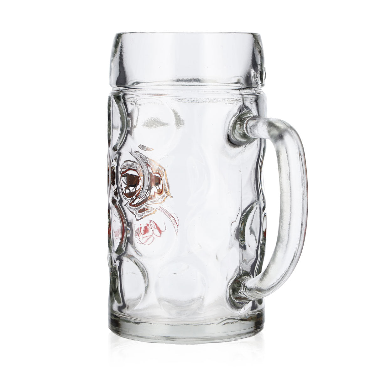Gold Ochsen Beer Glass, 0.5-liter Mug with Golden Logo – View 4