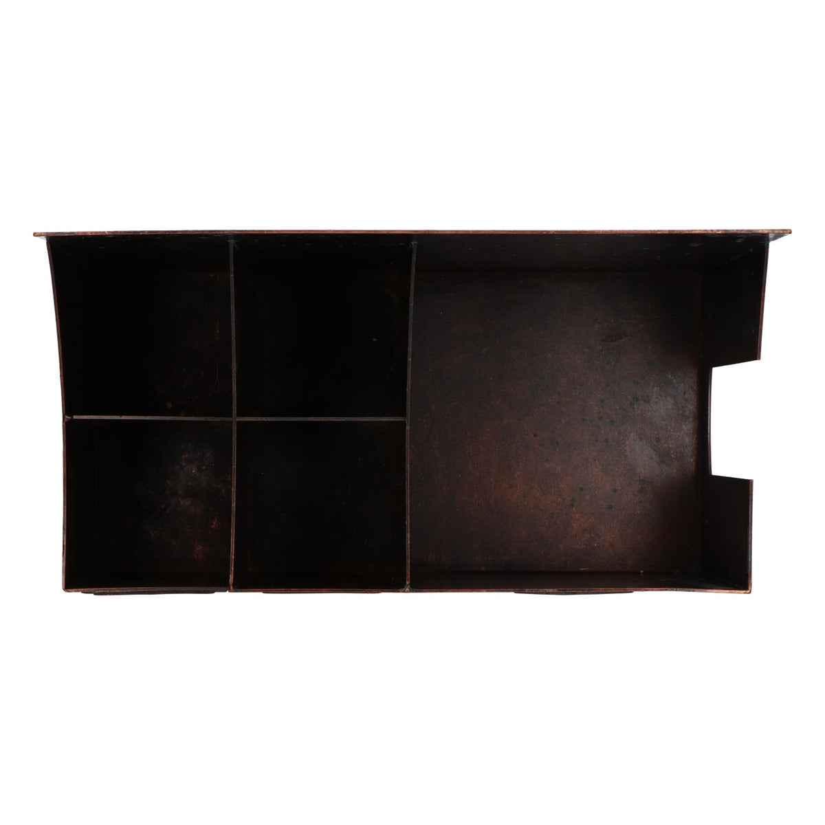 Goldberg Barcaddy Bar Organizer Bar Tool Copper Rust-Effect Embossed Vintage Club – View 2