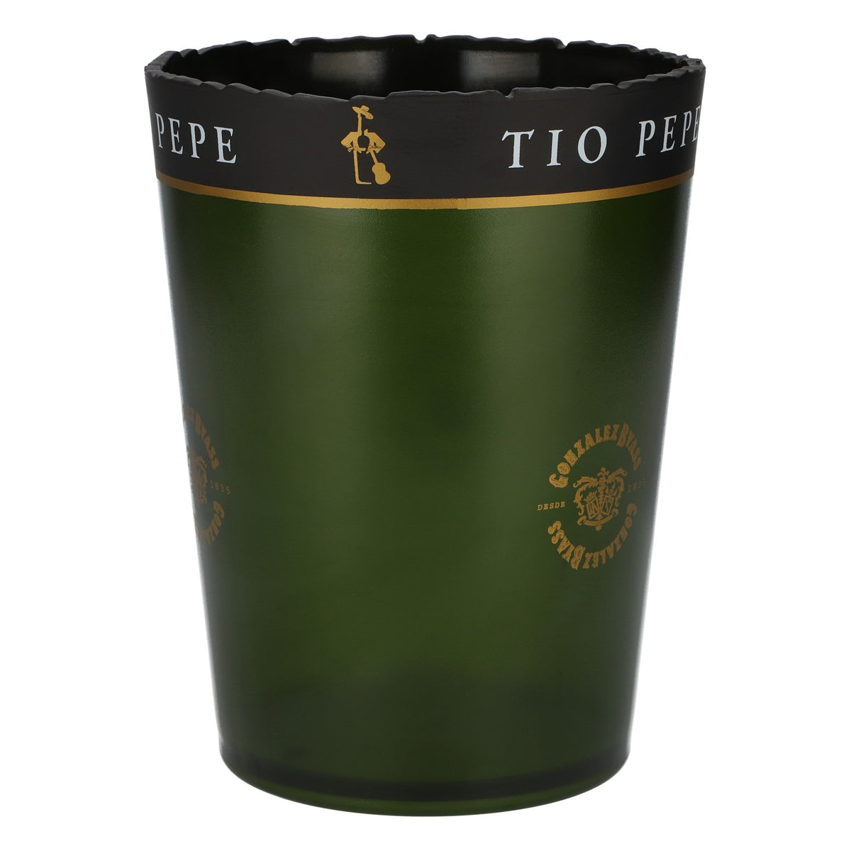Gonzalez Byass Tio Pepe Brandy Bottle Cooler, Green Plastic – View 2