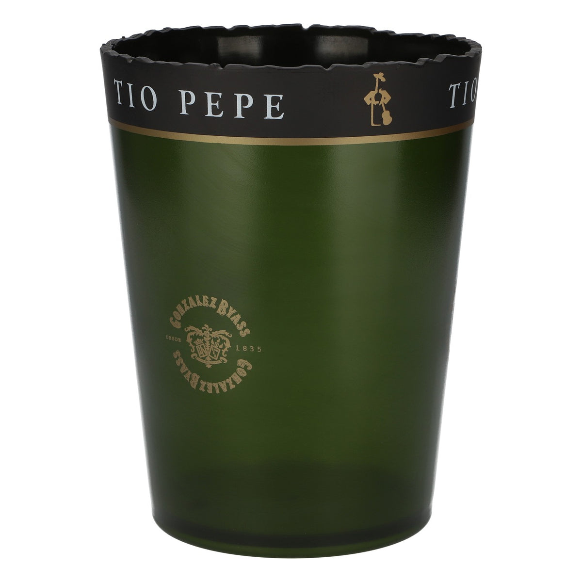 Gonzalez Byass Tio Pepe Brandy Bottle Cooler, Green Plastic – View 3