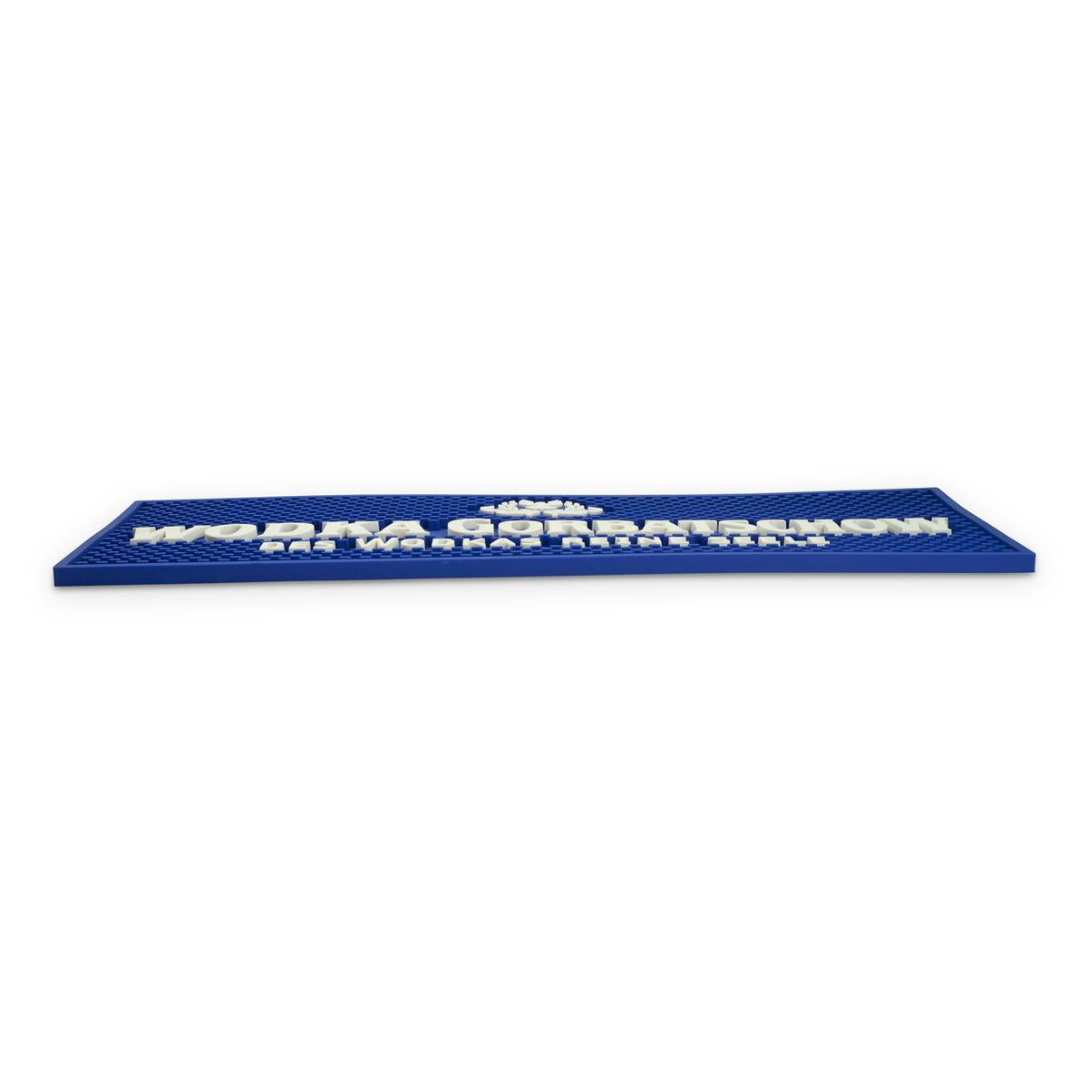 Gorbachev Vodka Bar Mat Drip Mat Bar Accessories Large Blue 50 x 20 – View 3