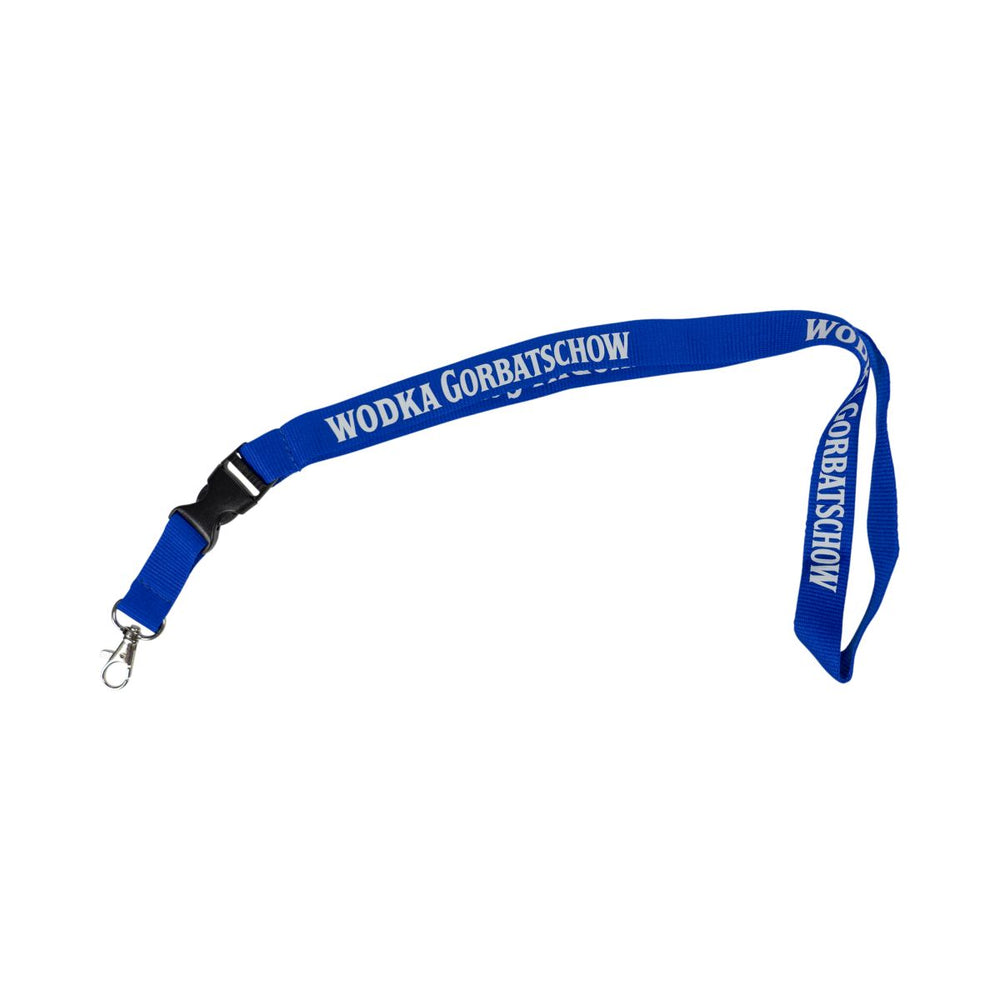 Gorbachev Vodka Lanyard Blue Carabiner Lanyard Batch Holder Accessory
