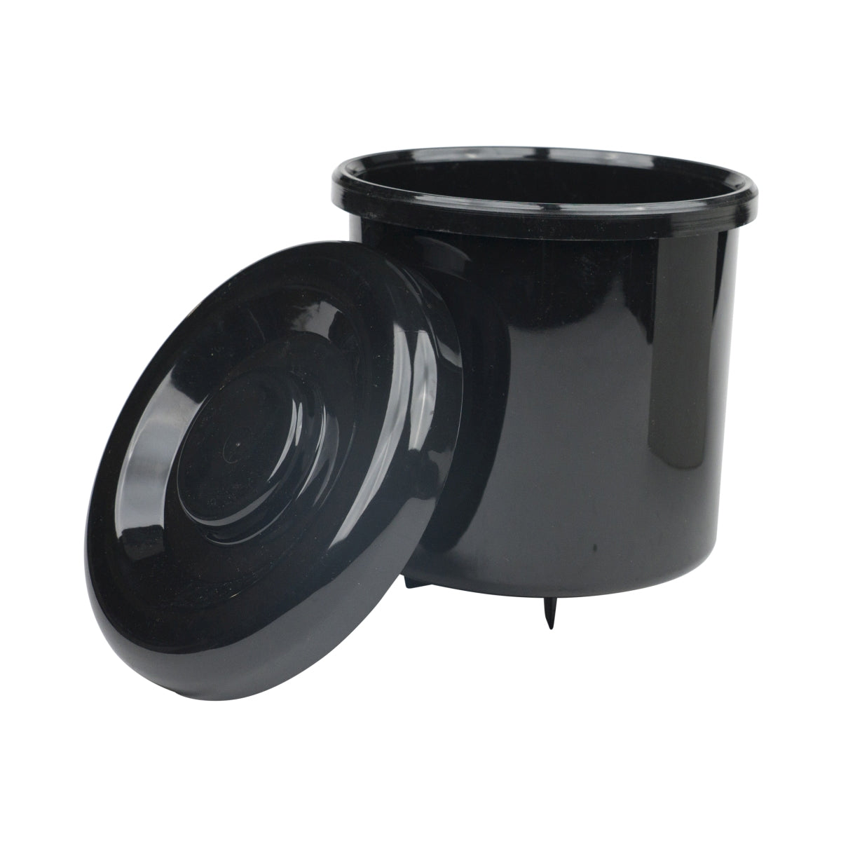 Granini Ice Bucket, Ice Cube Cooler, Beverages, Bar, Restaurant, Party, Black, Clear – View 3