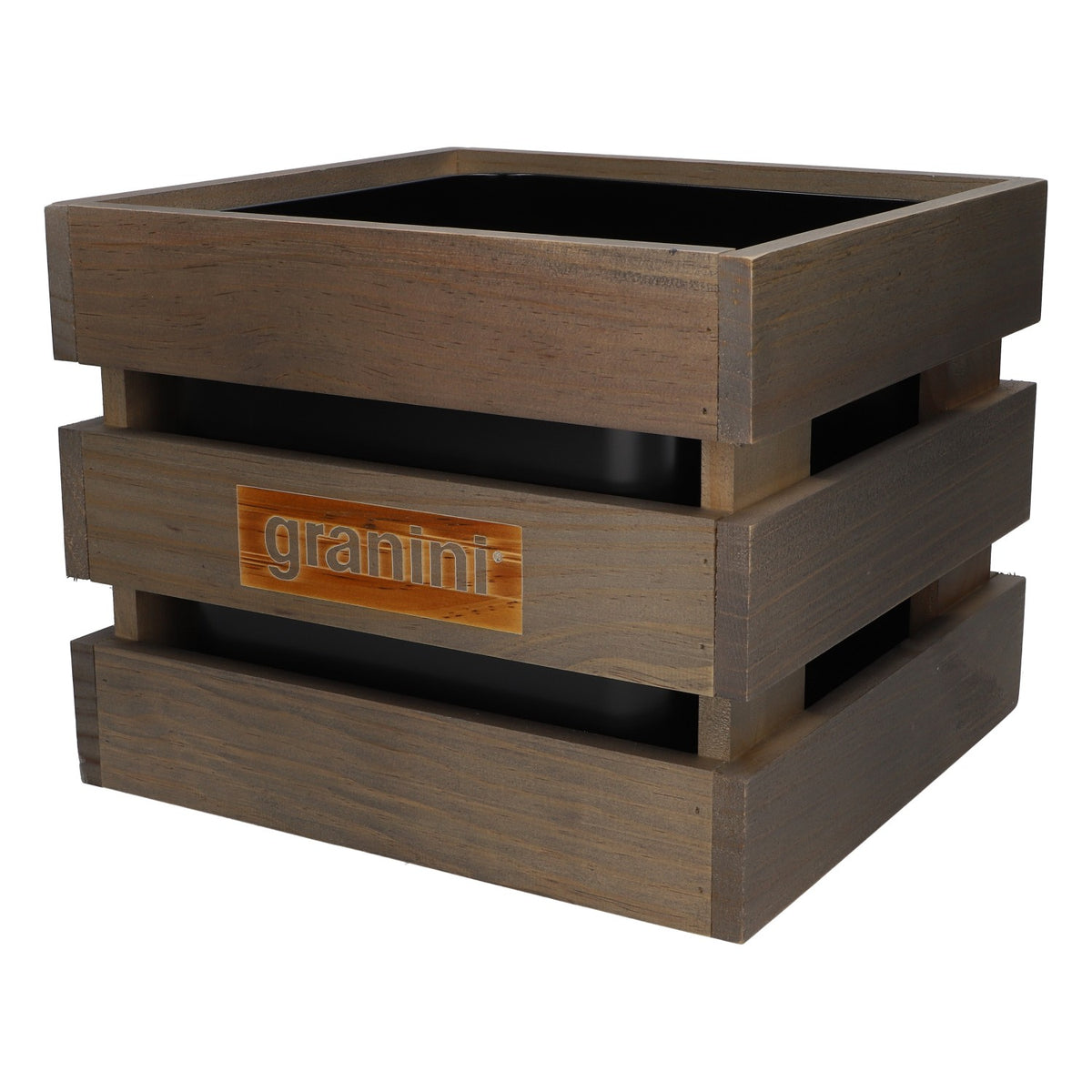 Granini Soft Drink Cooler Ice Cube Container Ice Box 29.5 x 27 x 23 Wooden Box – View 2
