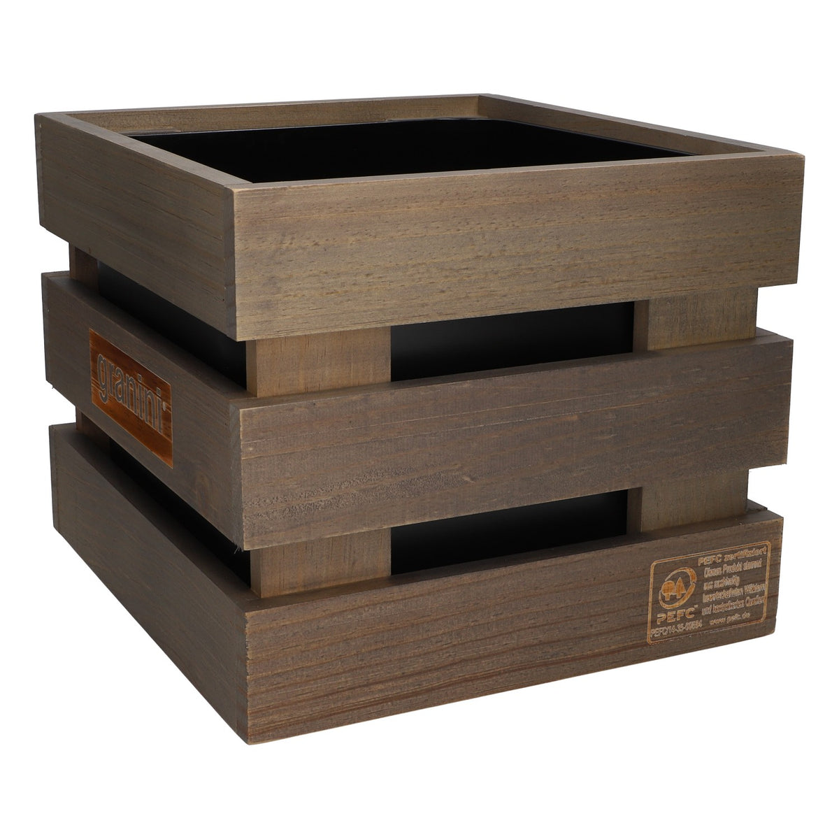 Granini Soft Drink Cooler Ice Cube Container Ice Box 29.5 x 27 x 23 Wooden Box – View 4
