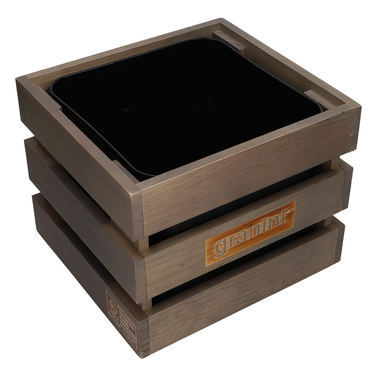 Granini Soft Drink Cooler Ice Cube Container Ice Box 29.5 x 27 x 23 Wooden Box – View 5