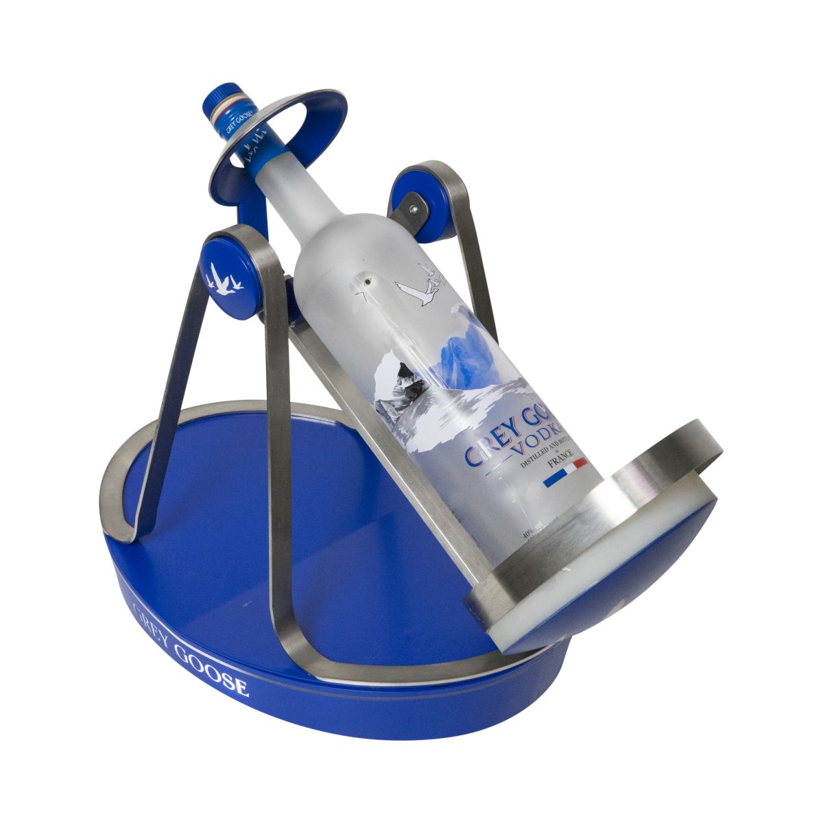 Grey Goose swivel pourer holder 3l/4.5l/6l bottles LED lighting