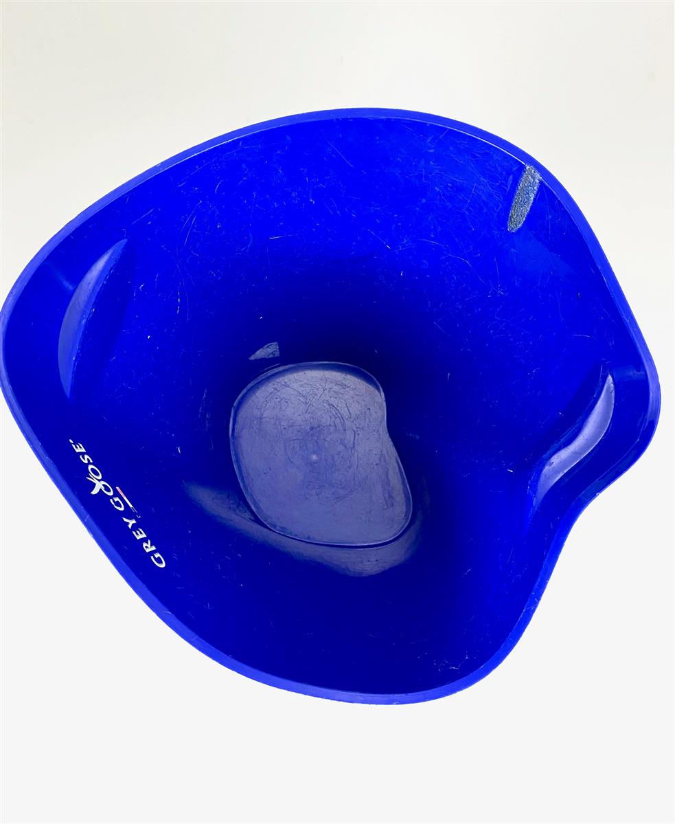 Grey Goose Vodka ice cube tray bottle cooler white blue small used – View 3