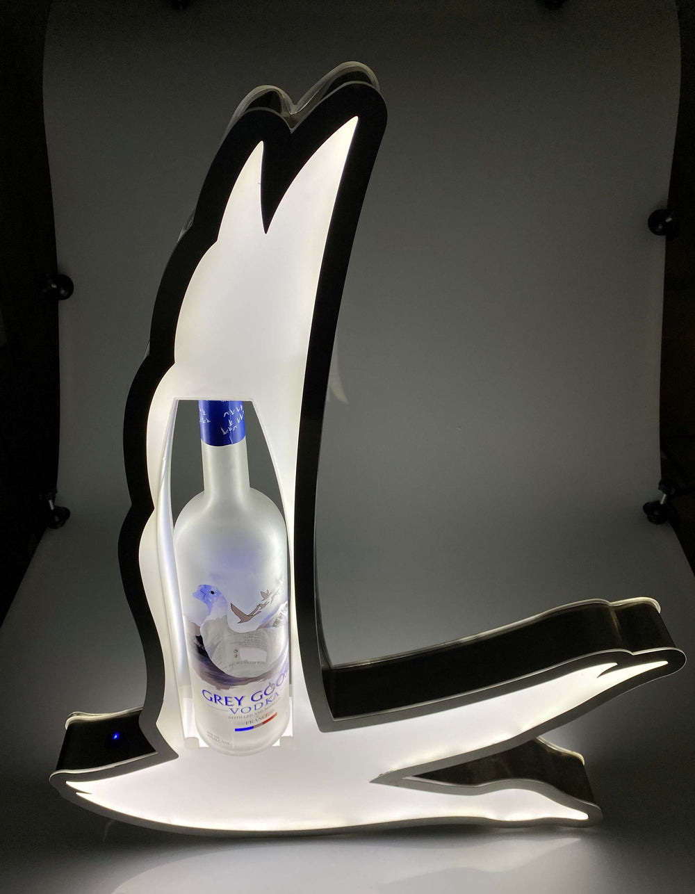 Grey Goose Vodka Glorifier LED illuminated advertising sign Goose 1.5l bottles