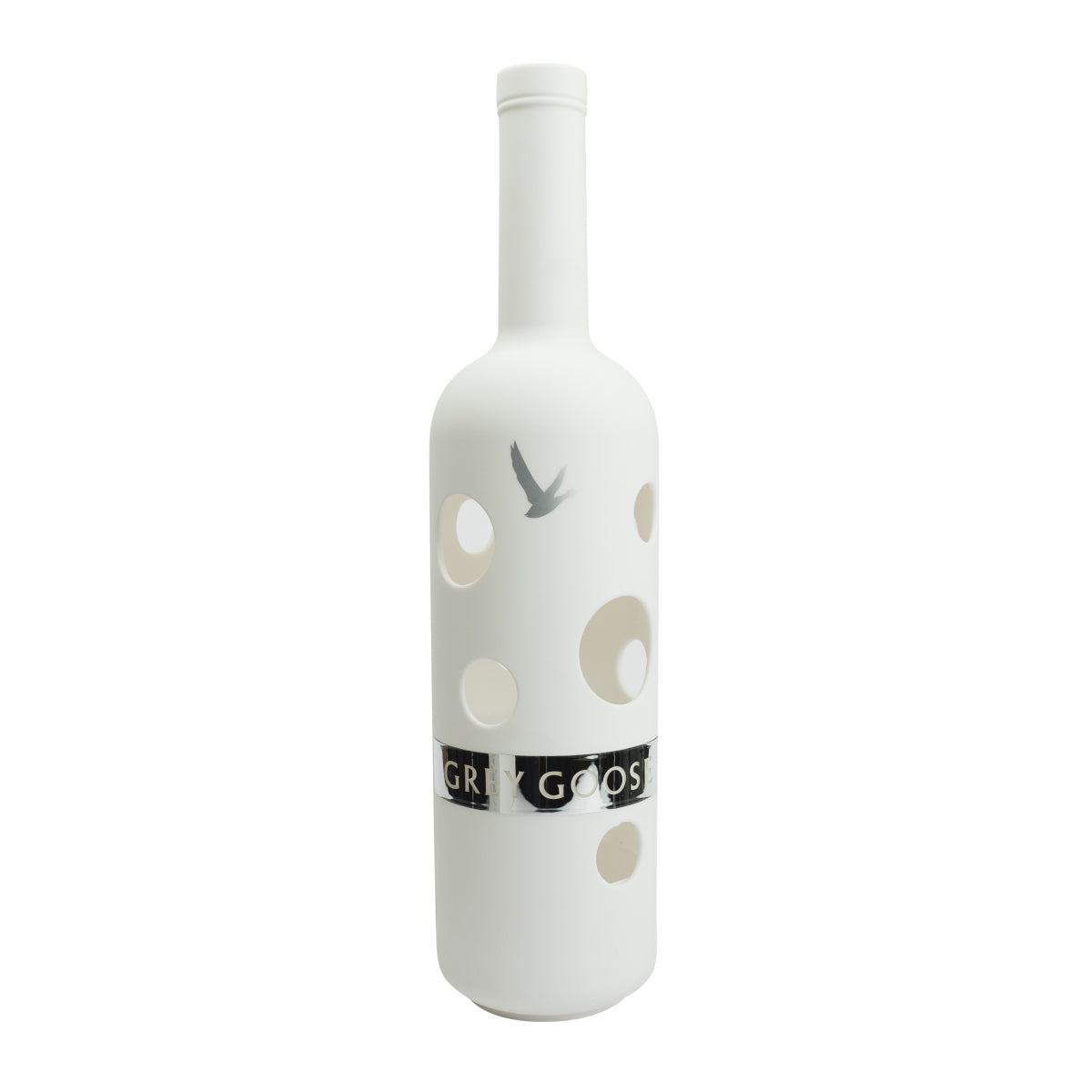 Grey Goose Vodka Glorifier Holes White 1L Bottle Display Stand Decoration Bar