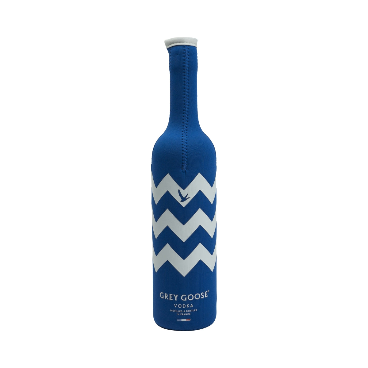 Grey Goose Vodka Cooler Sleeve Blue 0.7l White Bird Zipper Bottle Cooler Ice – View 2