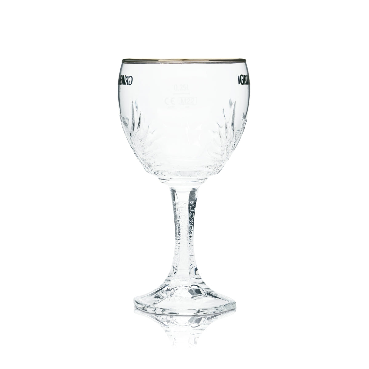 6x Grimbergen Beer Glass 0.25l Goblet Cup Design Phoenix Glasses Belgium Beer Bar – View 3