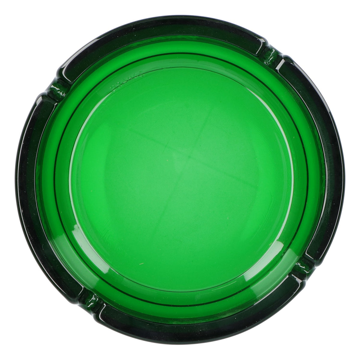 Grolsch Beer Glass Ashtray, large green version – View 2