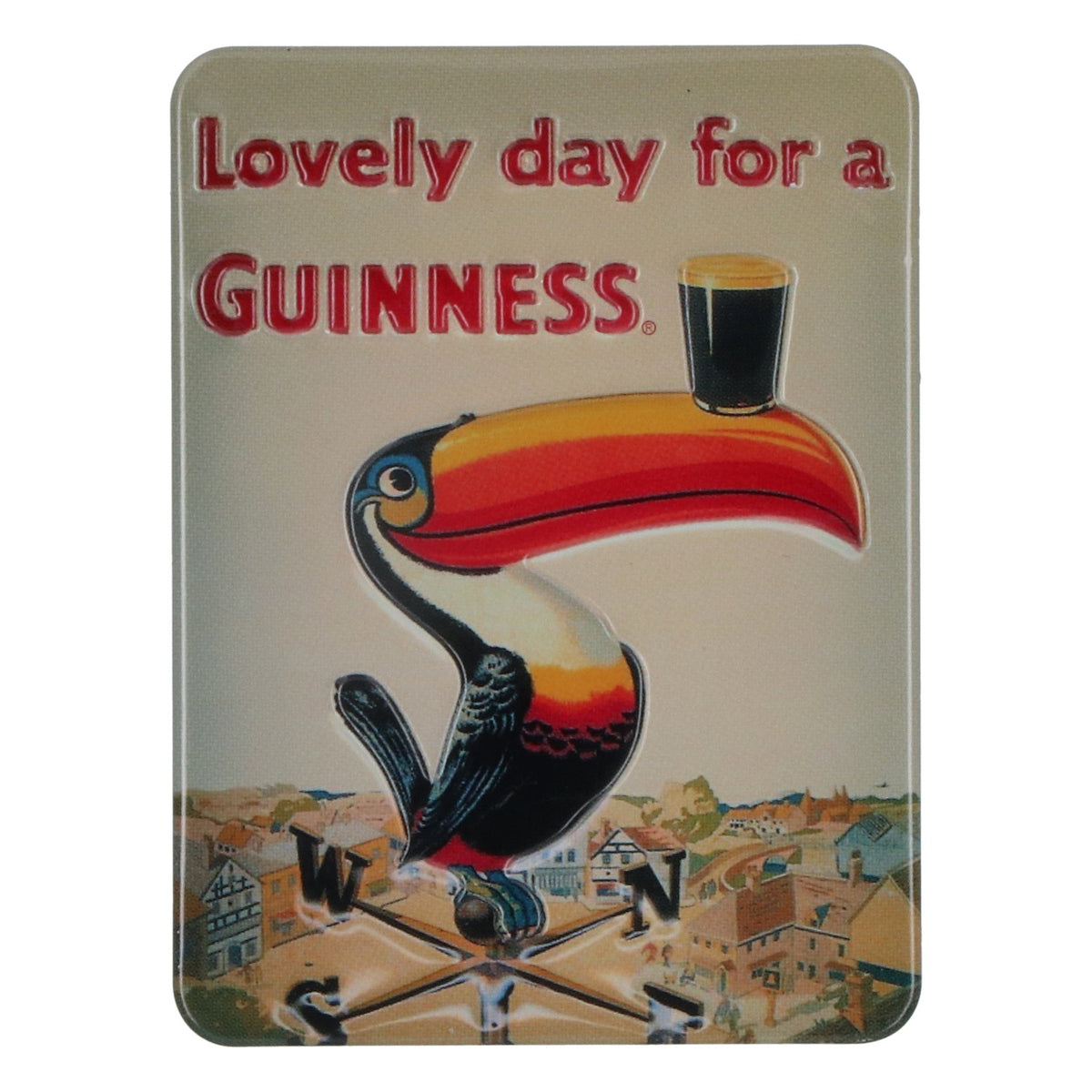 Guinness beer fridge magnet Kitchen magnet 6x8 cm 3D magnet "Lovely Day for a Guinness"
