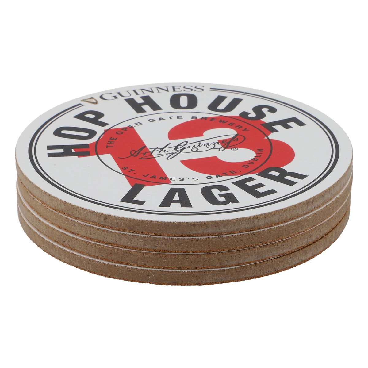 Guinness Hop House Beer 4 x Cork Glass Coasters Glass Coasters Coasters – View 2