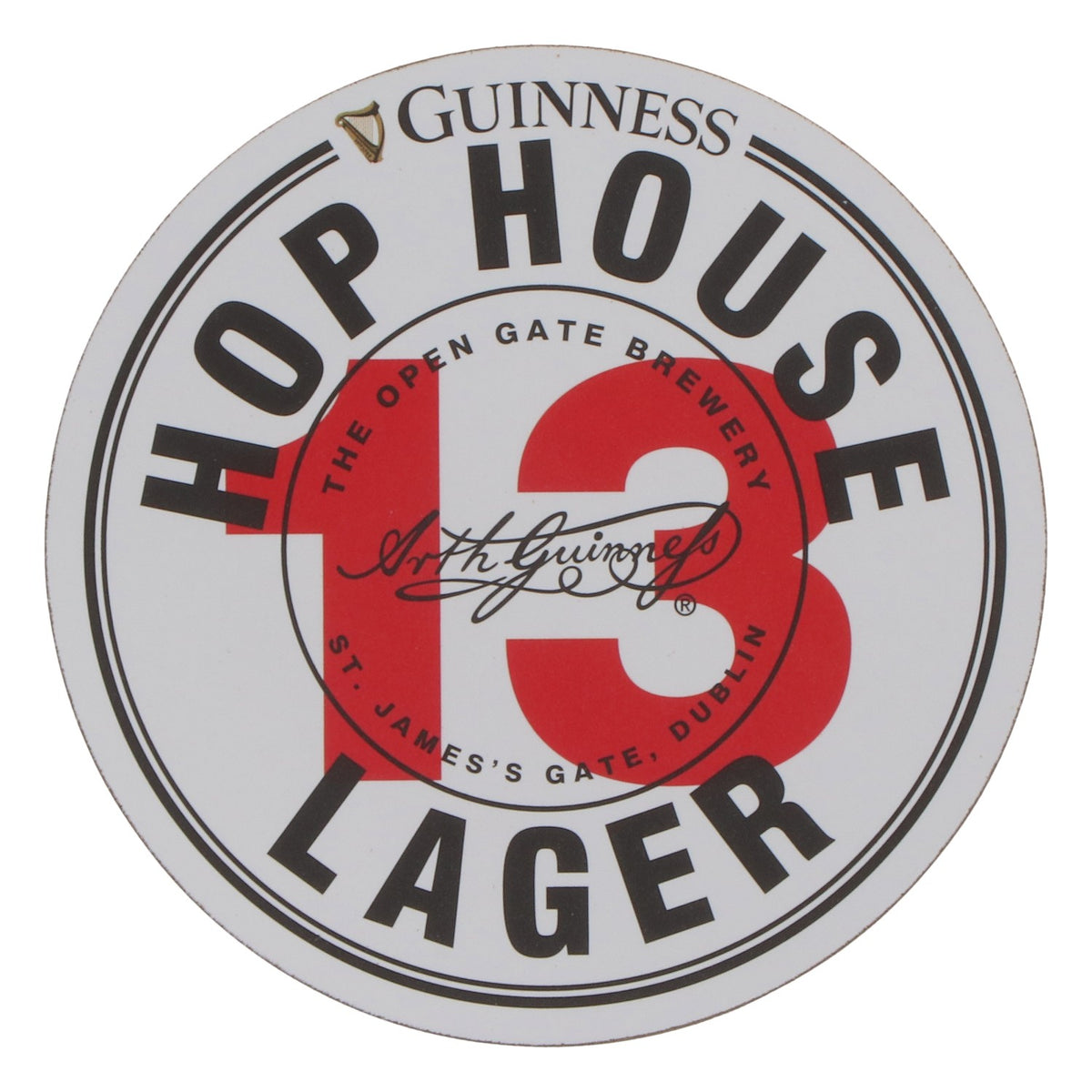Guinness Hop House Beer 4 x Cork Glass Coasters Glass Coasters Coasters – View 3
