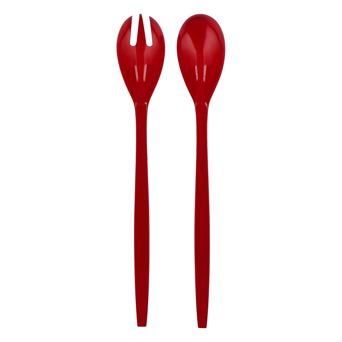 Guzzini Salad Server Set, 2-Piece, Red Transparent, Serving Utensils, Kitchen Design – View 3
