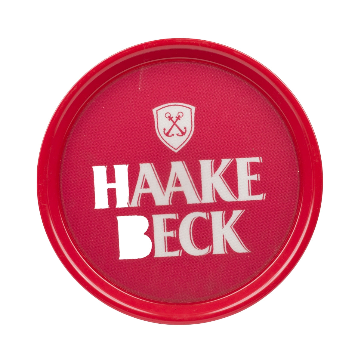 Haake Beck Beer Tray 37cm Red Anti-Slip Plastic Glasses Serving Gastro