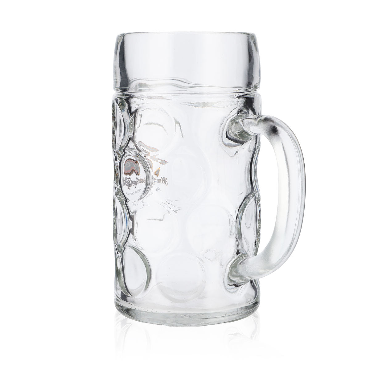 Hacker Pschorr beer glass 1l beer mug beer stein beer tankard small logo Munich – View 4