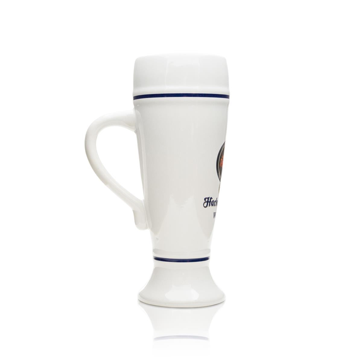 Hacker Pschorr glass 0.5 l beer mug, clay mug, tankard, Seidel glasses, yeast wheat, catering – View 2