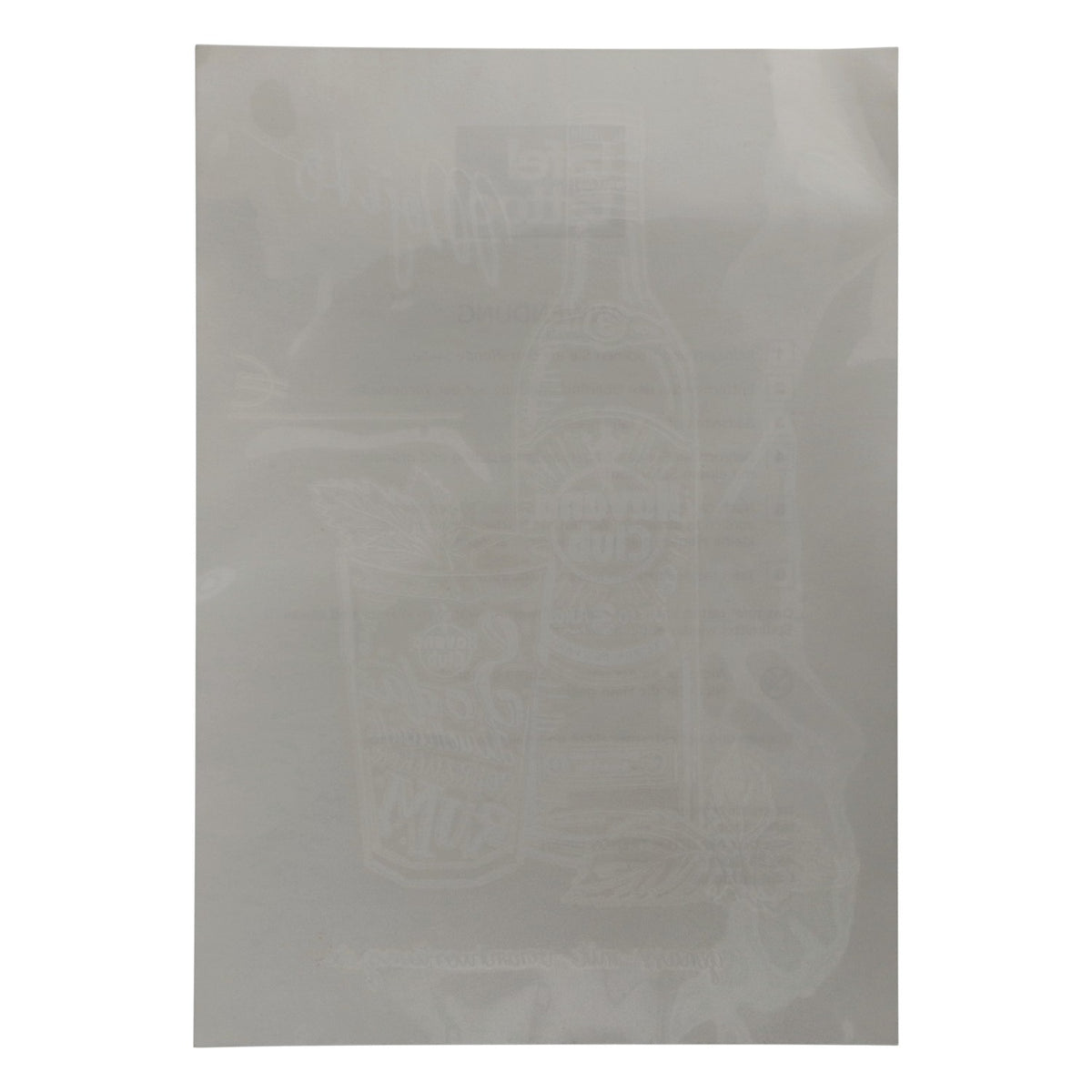 Havana Club Rum Table Tattoo Window Film 30x21 cm Bottle + Glass