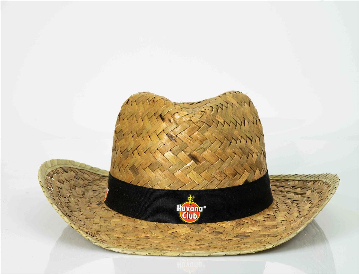 Havana Rum Straw Hat Cap Straw Hat Sun Protection Summer Festival Party – View 2