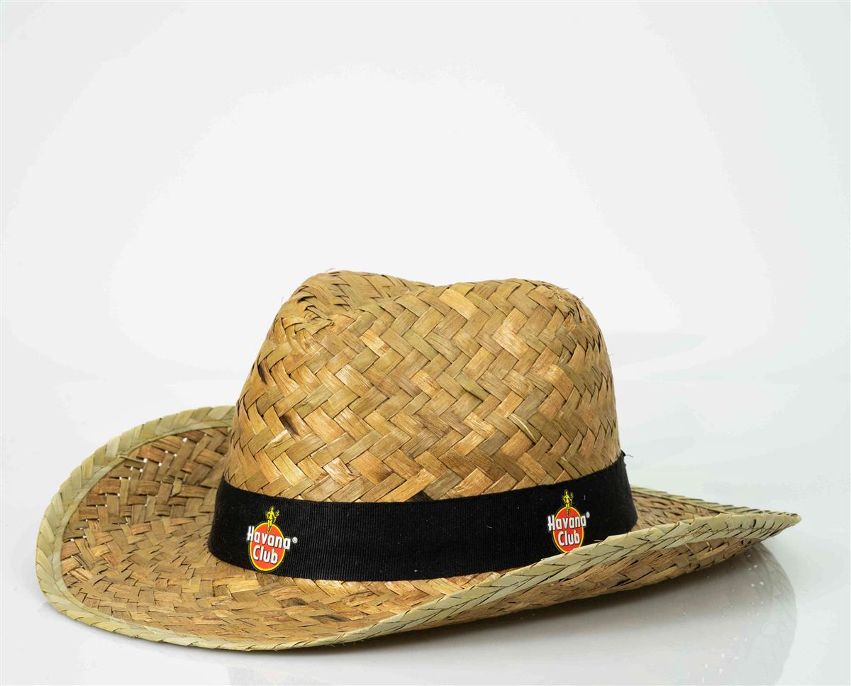 Havana Rum Straw Hat Cap Straw Hat Sun Protection Summer Festival Party – View 4
