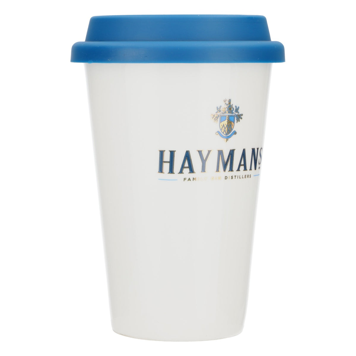 Hayman Gin Ceramic Mug 0.41l Coffee Mug Gin Mug Blue Lid – View 2