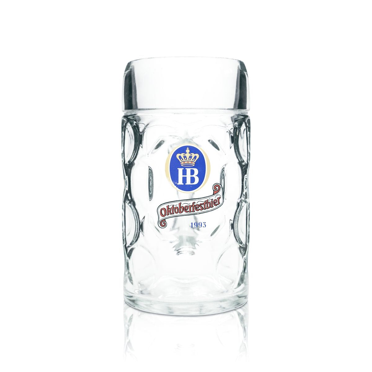HB Munich beer glass 1l beer mug "Oktoberfestbier 1993" special edition collector's item