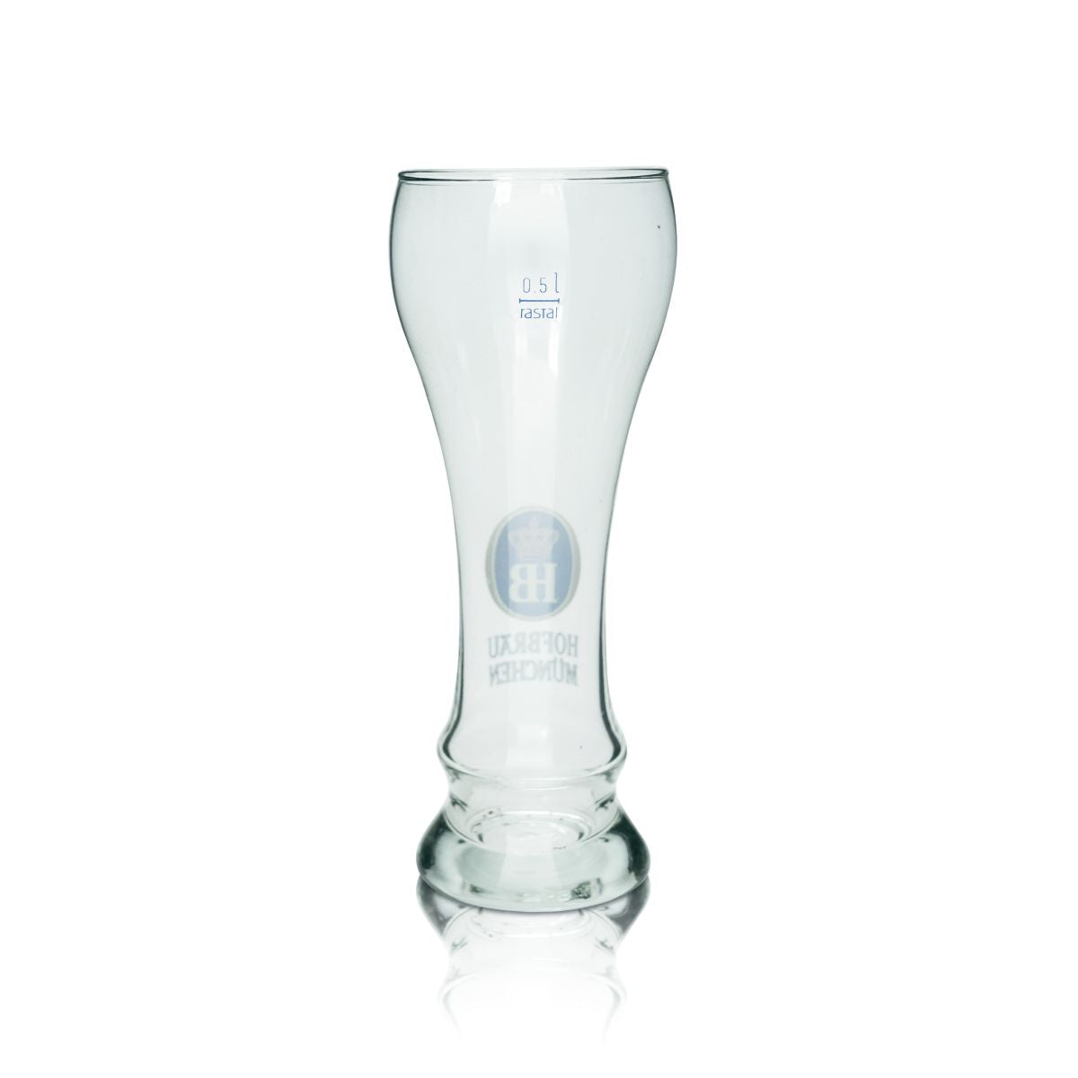 HB Munich wheat beer glass 0,5l Hefeweizen glasses Rare Brewery Munich Collector – View 2