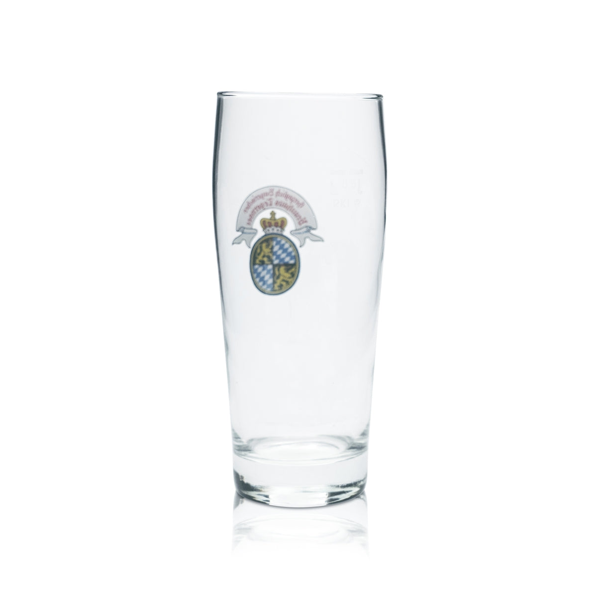 HB Tegernsee glass 0.5l beer mug glasses old logo calibrated catering rare brewery – View 2