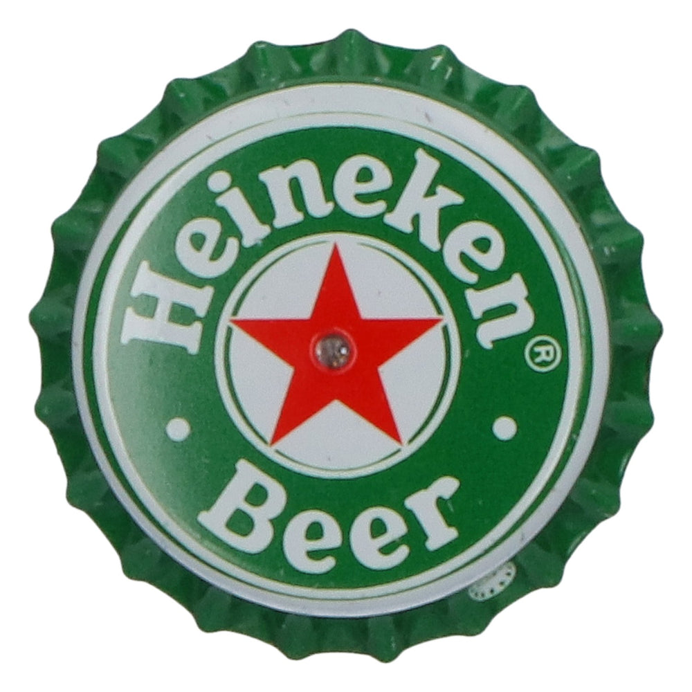 Heineken Pin Badge LED Bottle Cap Green Beer Fan Merchandise
