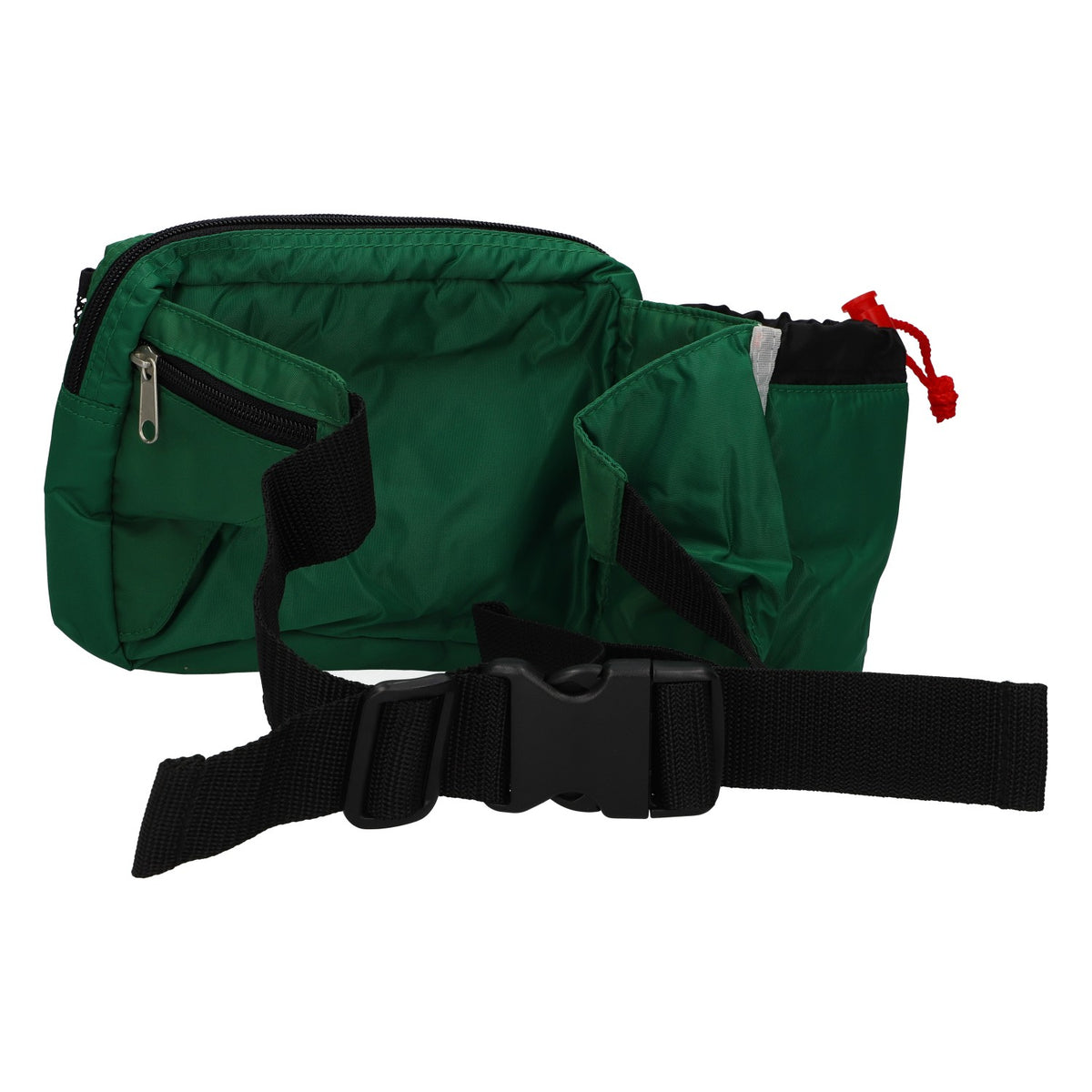 Heineken Green Fanny Pack with Can and Bottle Compartment—Polyester Outdoor Beer Bag – View 3