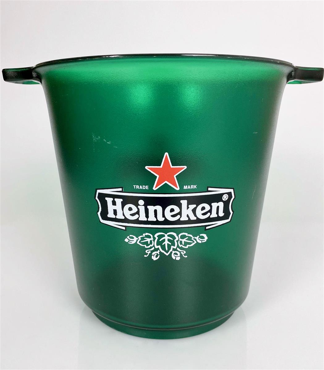 Heineken Beer Acrylic Bottle Cooler, Green, Round, Original Ice Cooler, Party – View 2