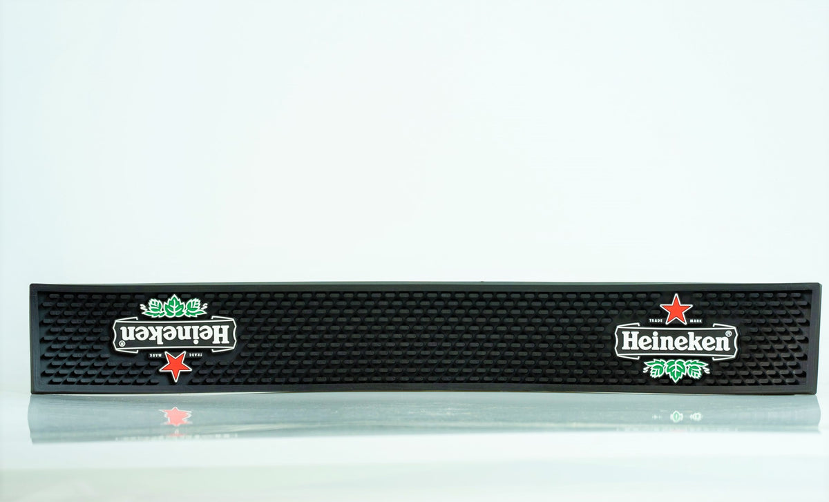 Heineken Beer Bar Mat Drip Mat Bar Accessories Black