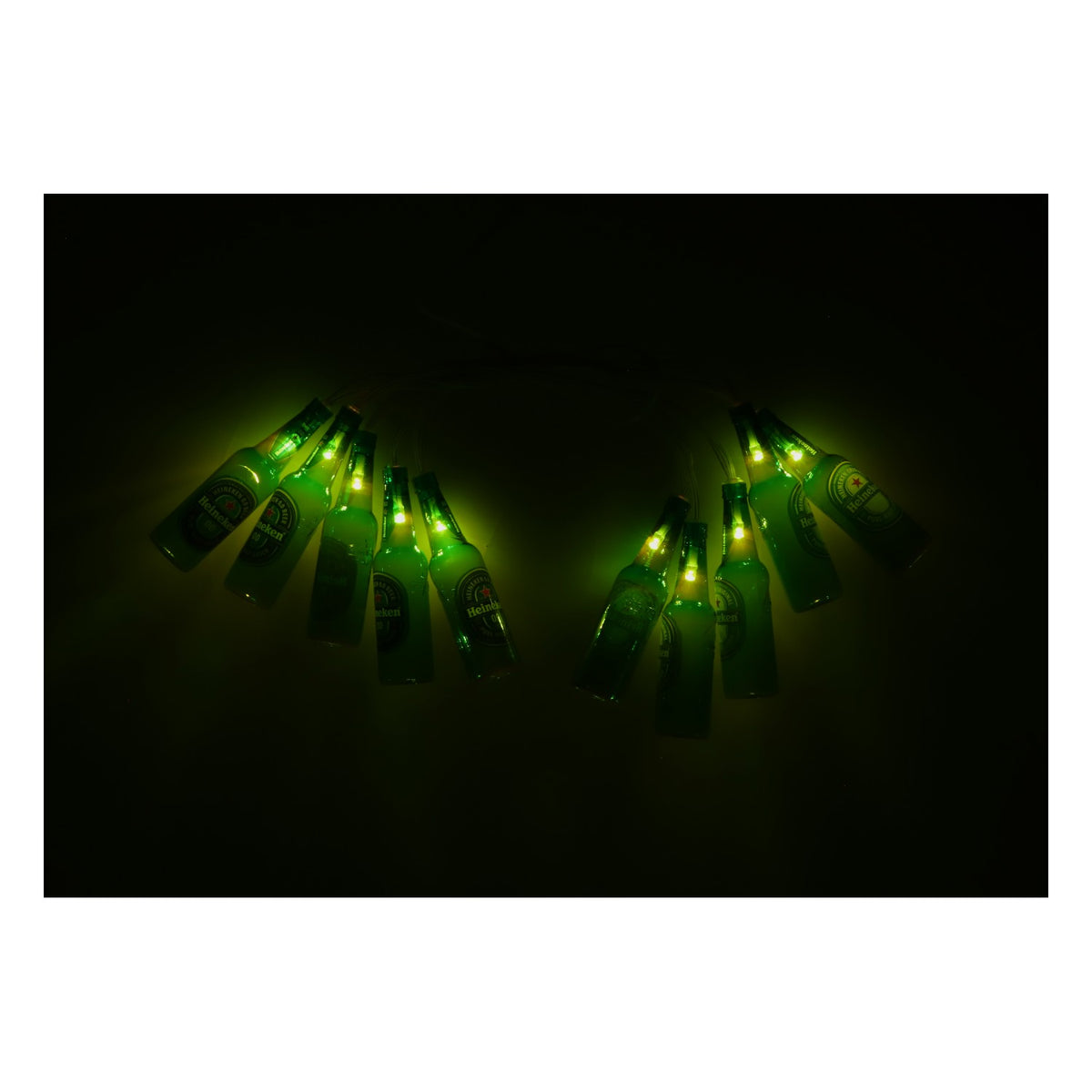 Heineken beer fairy lights illuminated advertising party garland battery operated – View 4