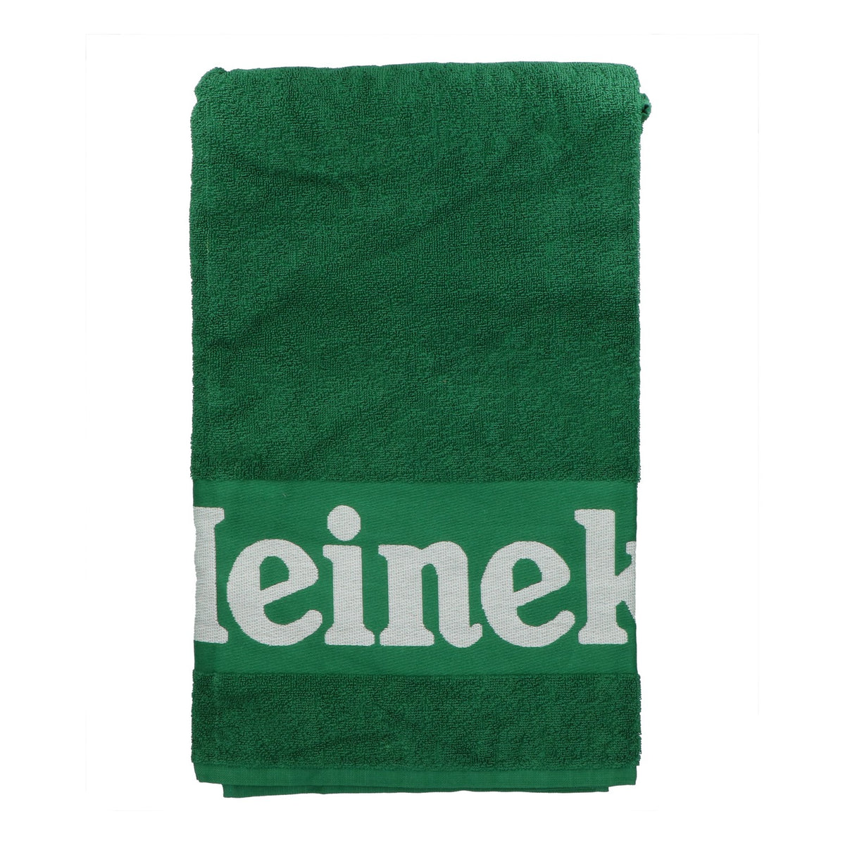 Heineken Beach Towel, 180x100 cm, Green and White, Logo, Cotton – View 2