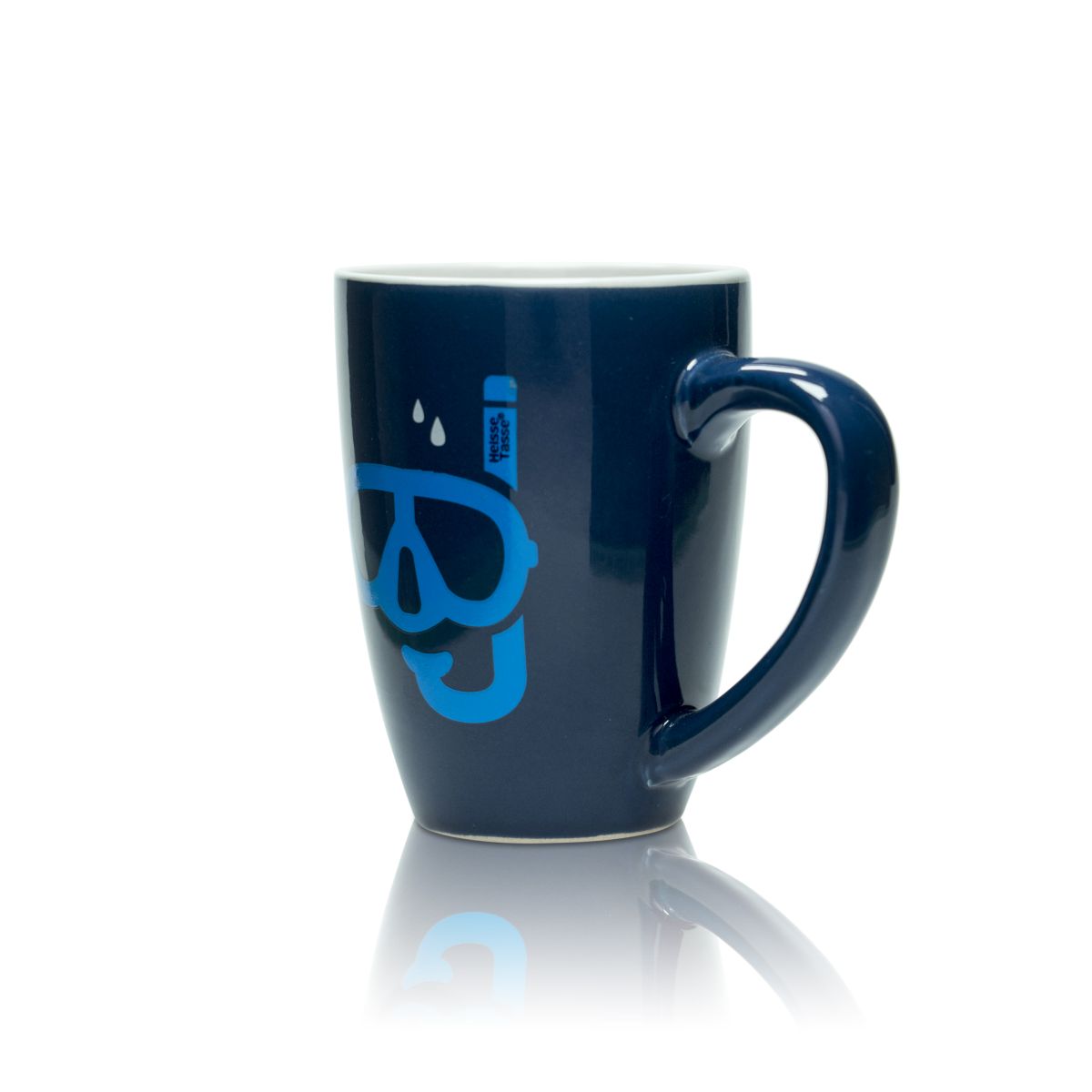 Hot cup coffee mug glass 0,2l hot chocolate cocoa tea snorkel – View 2