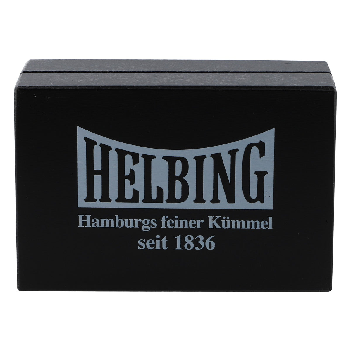 Helbing Kümmel Schnapps Card Holder Table Display Black Square – View 2