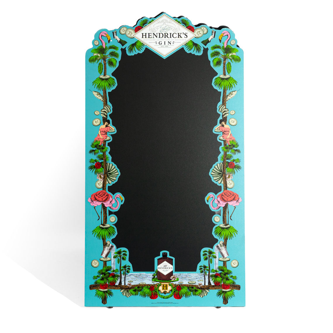 Hendricks Gin A-Frame customer stopper chalkboard display stand – View 2