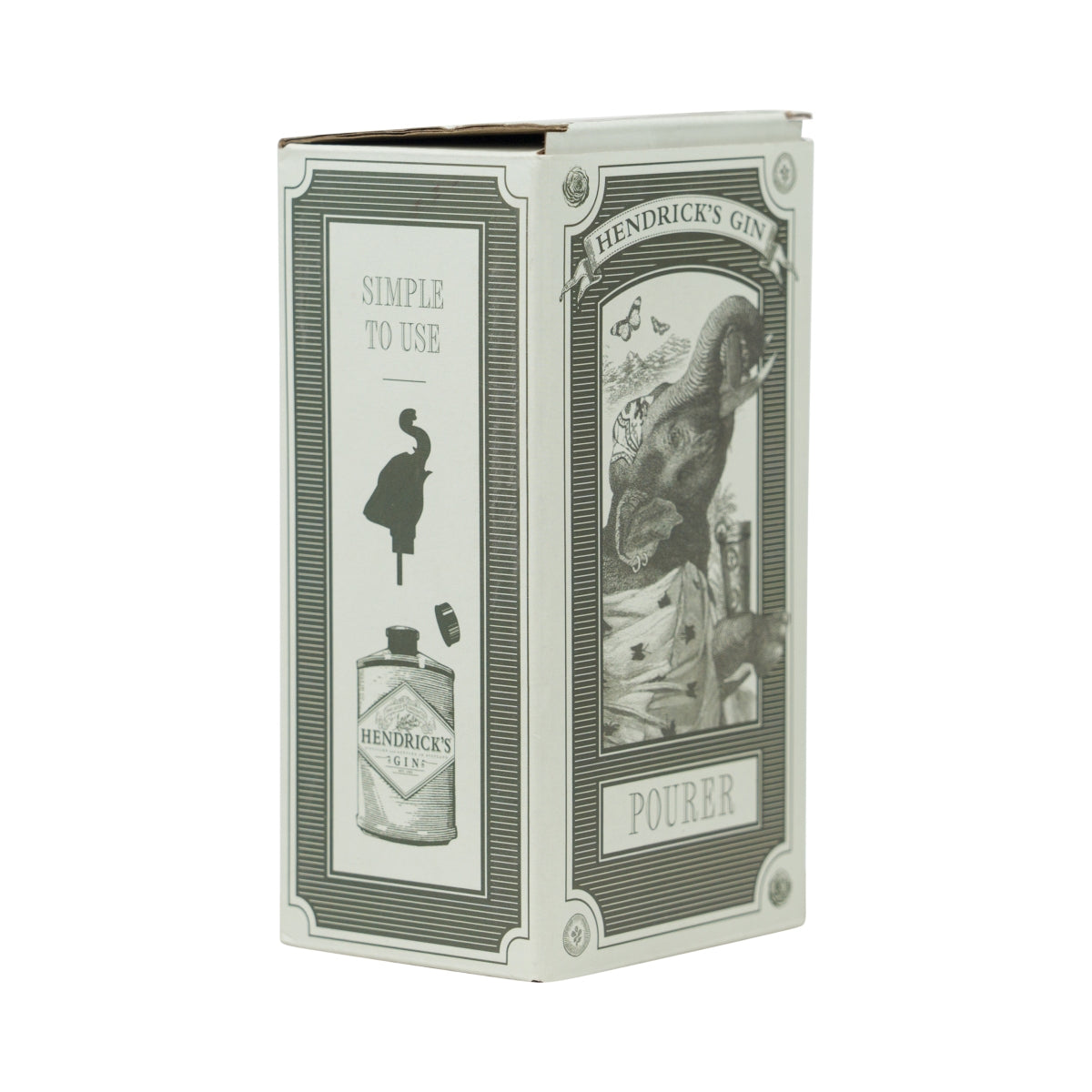 Hendricks Gin Elephant Metal Pourer Bottle Attachment Dispenser Bar – View 2